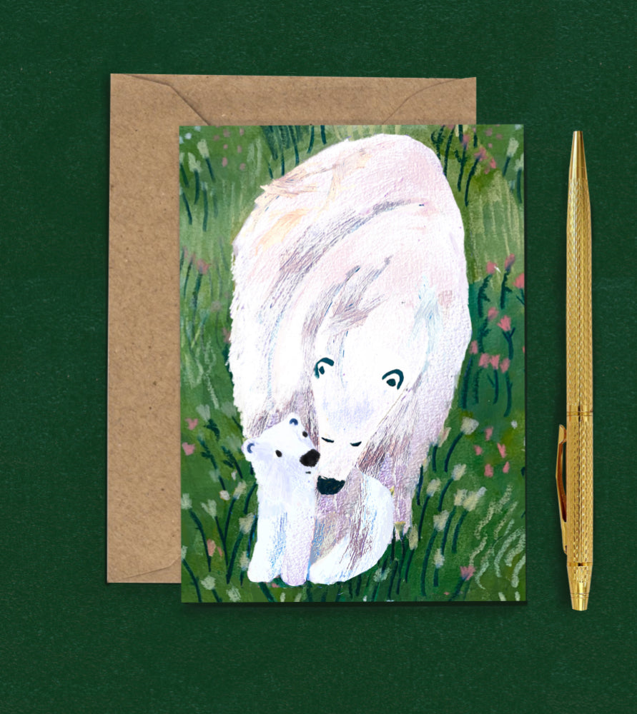 Bear Hugs Greetings Card