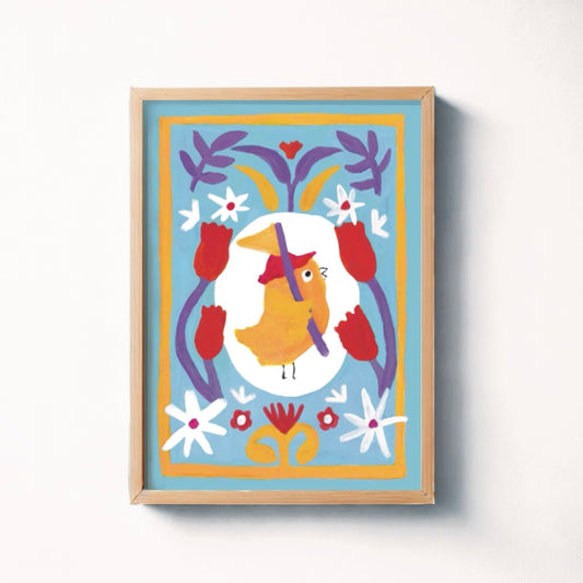 Birdie Art Print / Poster Print