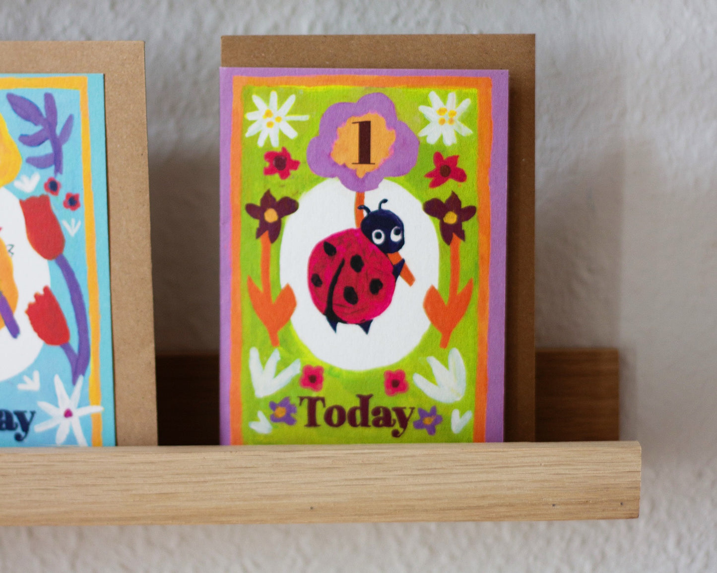 1 Today Lady Bug Greetings Card