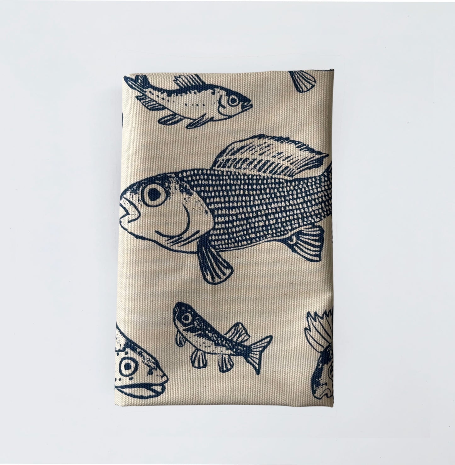 River Fish Tea Towel - 100% Organic Cotton