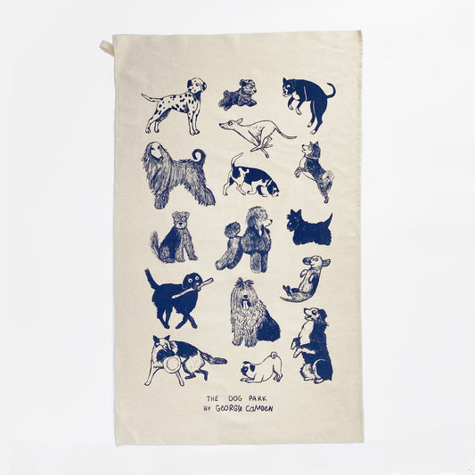 Dog Lover Tea Towel - 100% Organic Cotton