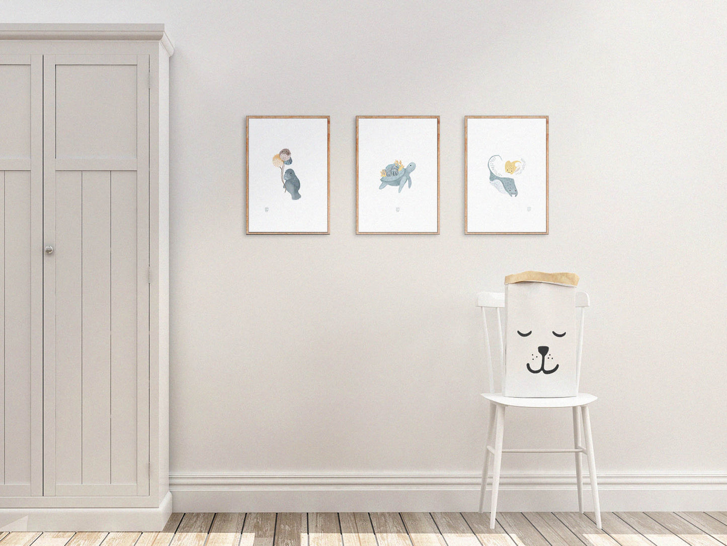 Baby Manatee Art Print