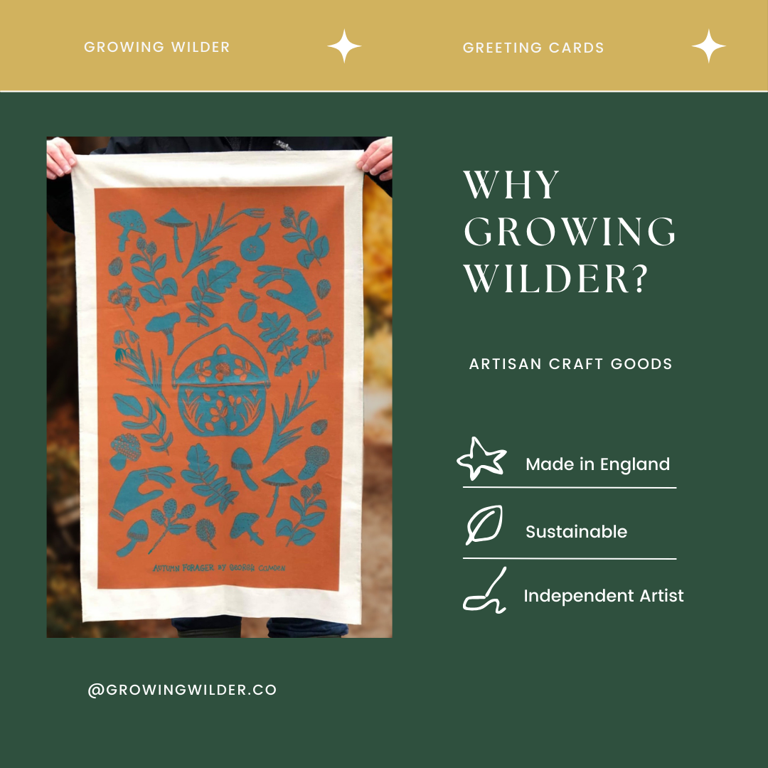 Autumn Forager Tea Towel