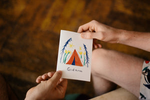 Good Times - Camping Greetings Card