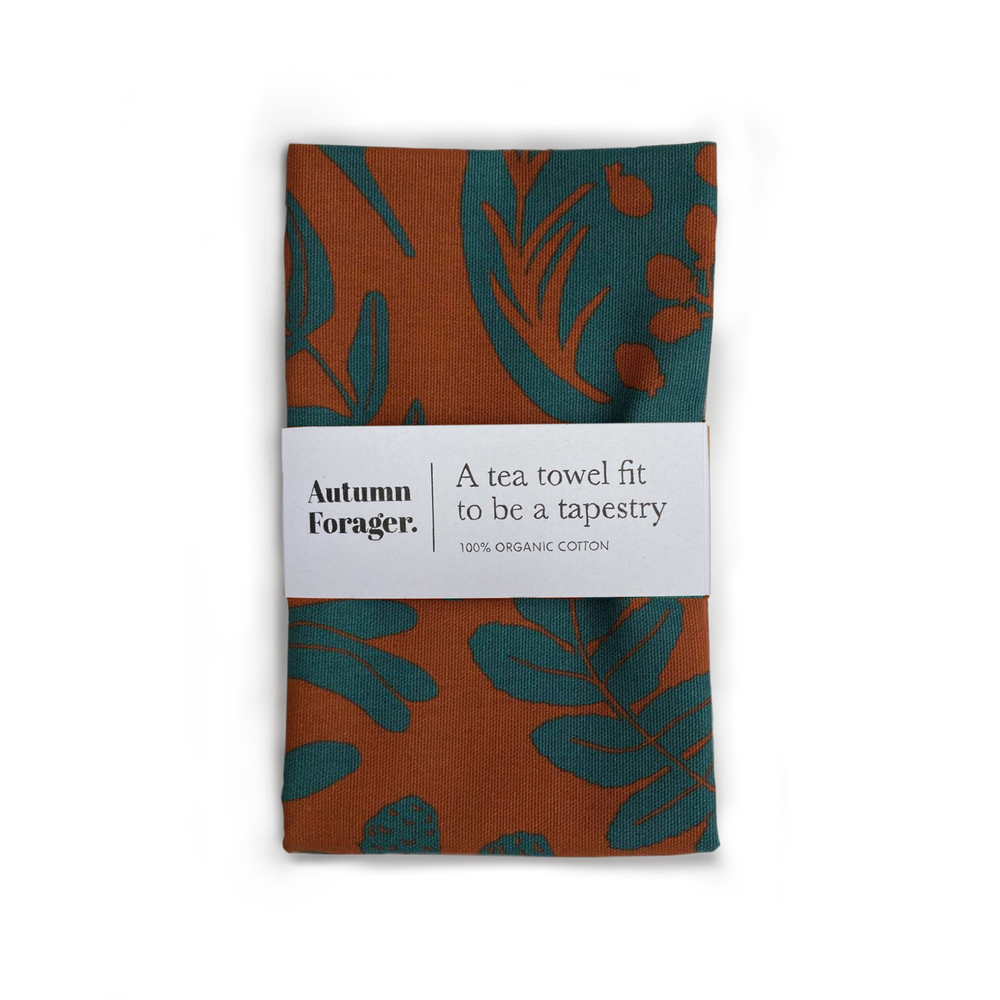 Autumn Forager Tea Towel