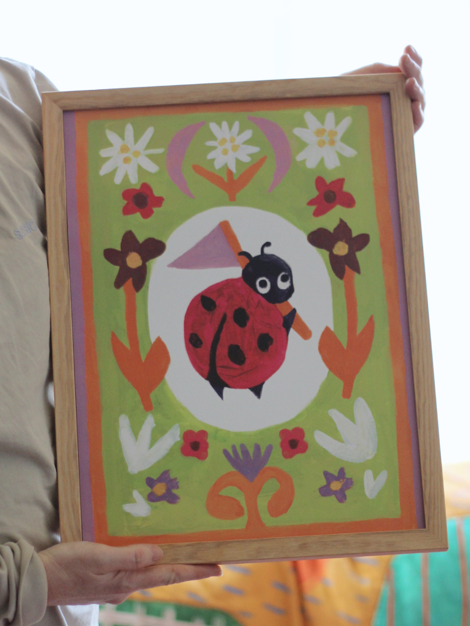 Lady Bird Art Print / Poster Print