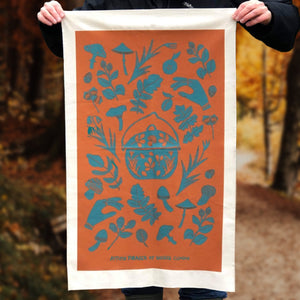 Autumn Forager Tea Towel