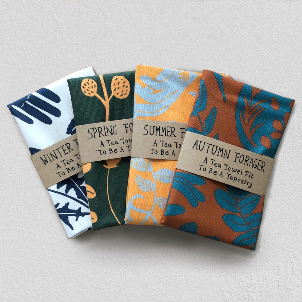 Summer Forager Tea Towel