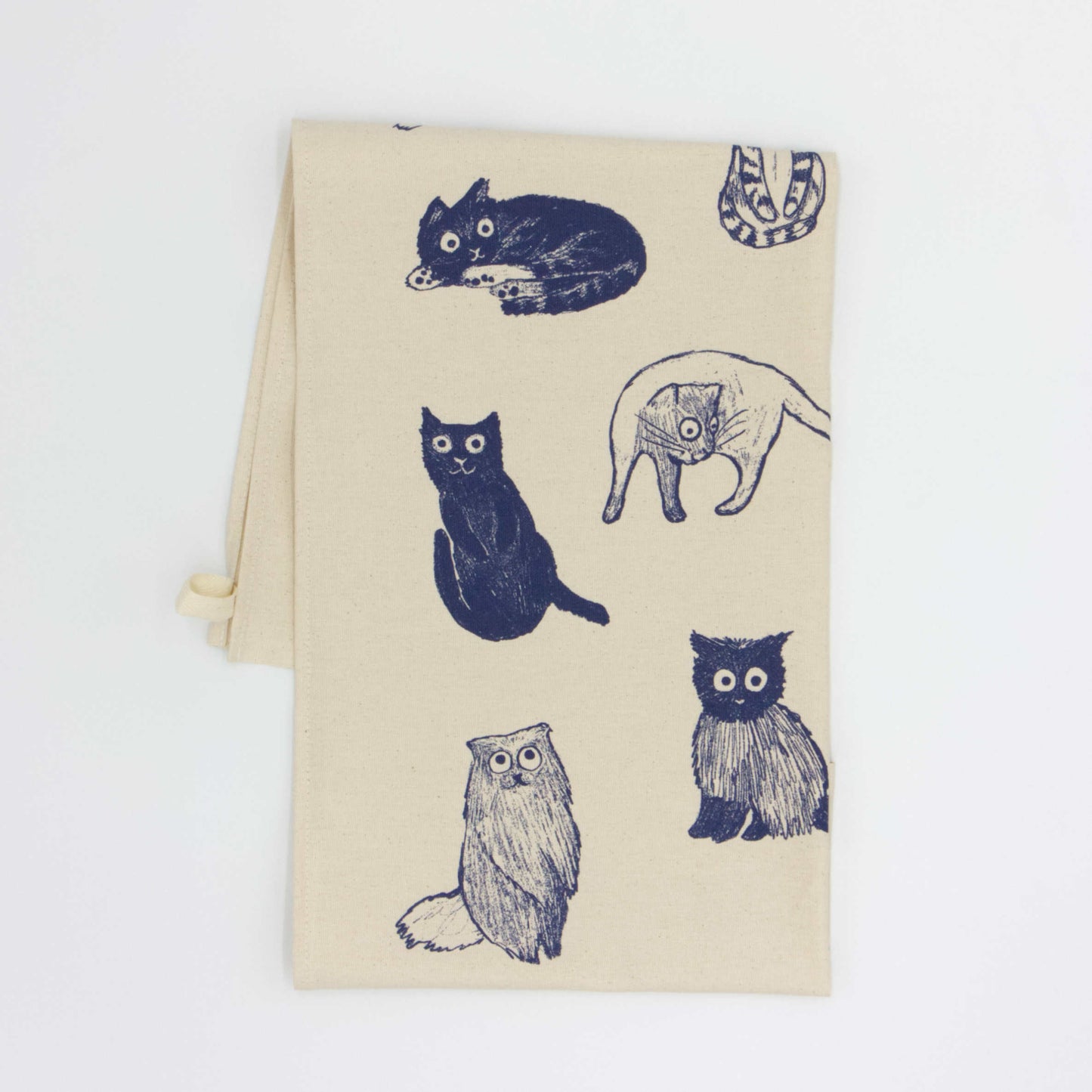 Cat Lover Tea Towel - 100% Organic Cotton
