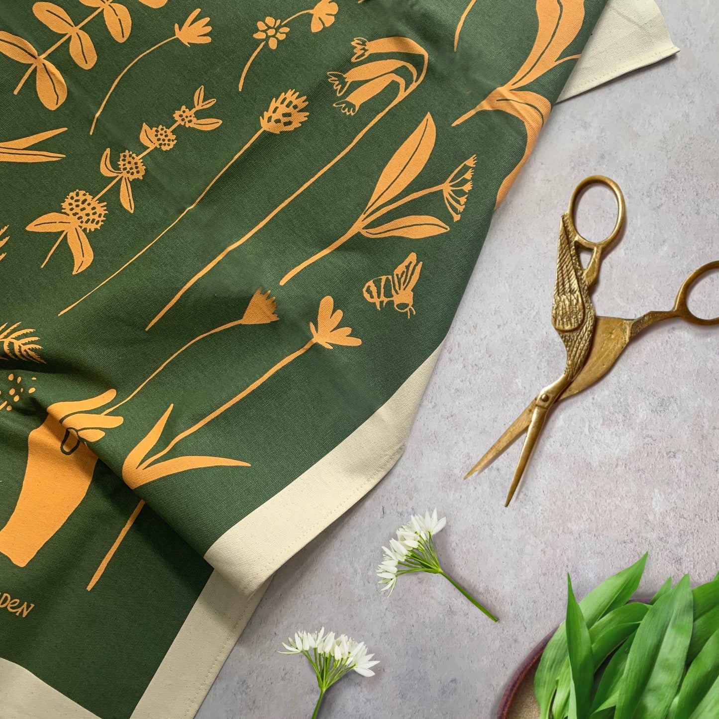 Spring Forager Tea Towel