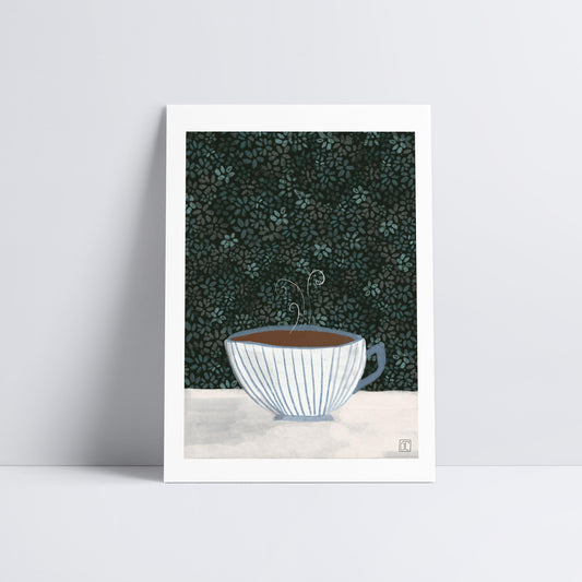 A Secret Tea Garden Art Print